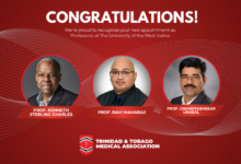 Trinidad and Tobago Medical Association Congratulations to Professors Appointment