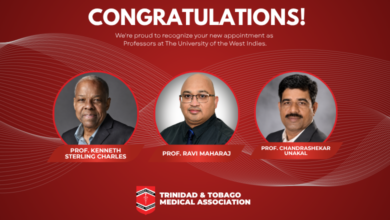 Trinidad and Tobago Medical Association Congratulations to Professors Appointment